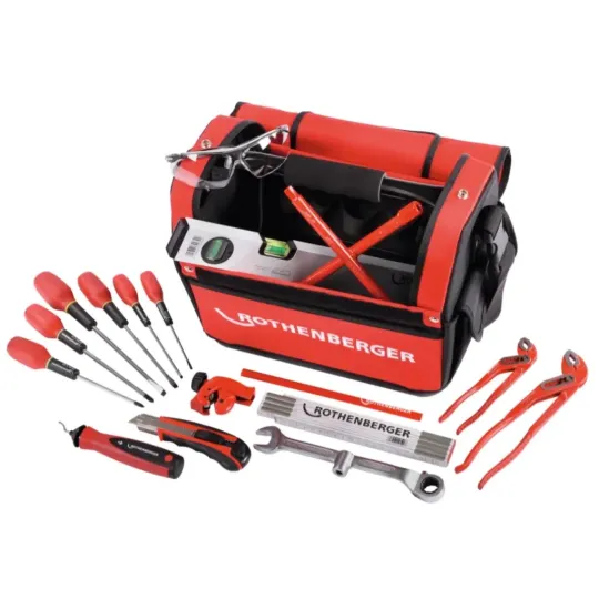 Set de Herramientas Profesionales Rothenberger – 17 Piezas + Bolsa de Transporte