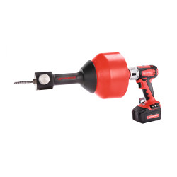 Desatascadora de espirales ROSPIMATIC CL con espiral Ø 8 mm - 7,5 m