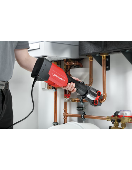 Prensadora de tubos multicapa ROMAX 3000 AC + Mordazas