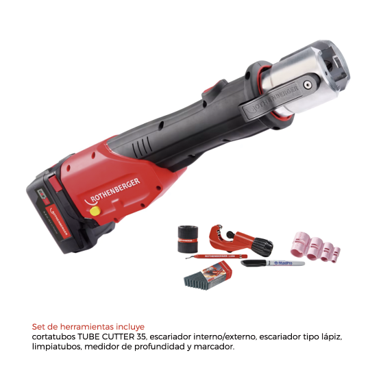 Set Prensadora de tubos multicapa ROMAX 4000 B Maxi Pro 1/4"-1.1/8" 1x4Ah, EU