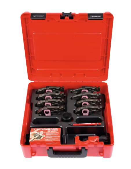 Set mordazas Rothenberger Compact B Maxi Pro 1/4"-1.1/8"  + Set herramientas