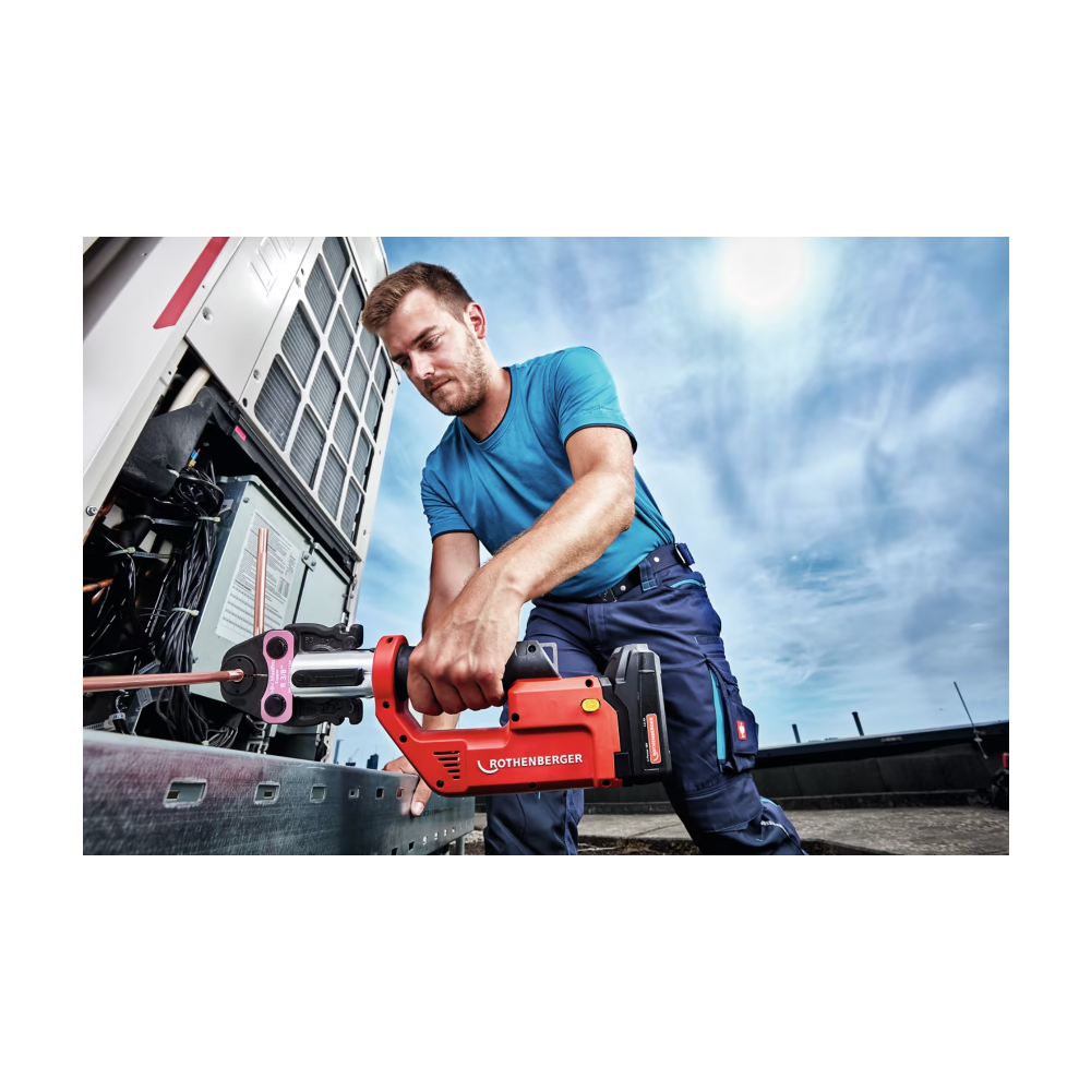 Set mordazas Rothenberger Compact B Maxi Pro 1/4"-1.1/8"  + Set herramientas