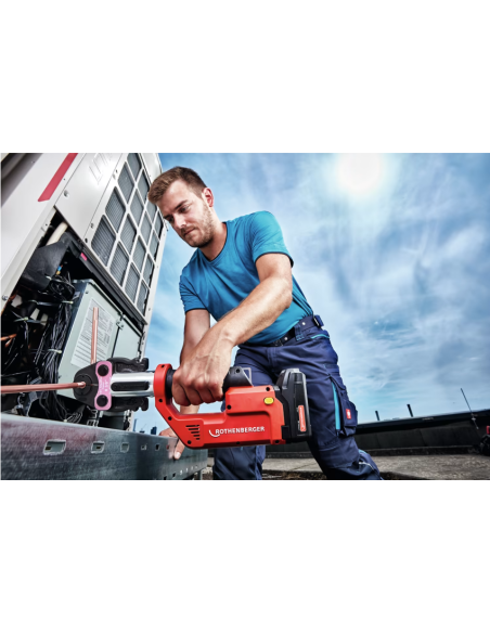 Set mordazas Rothenberger Compact B Maxi Pro 1/4"-1.1/8"  + Set herramientas