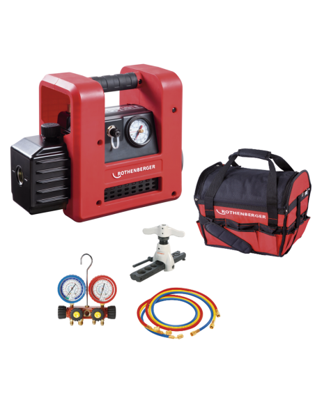 EASY PACK R32 para sistemas de refrigeración y A/A con bomba de vacío