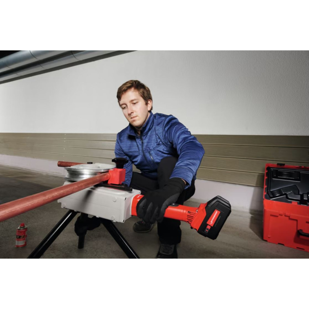 Curvadora a batería ROBEND 4000 E, 4Ah, Set 1/2-5/8-3/4-7/8-11/8