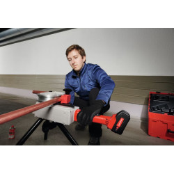 Curvadora a batería ROBEND 4000 E, 4Ah, Set 1/2-5/8-3/4-7/8-11/8