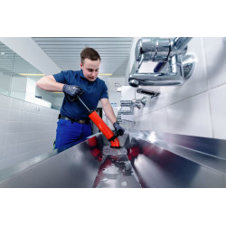 Desatascadora ROPUMP SUPER PLUS con adaptador corto y largo