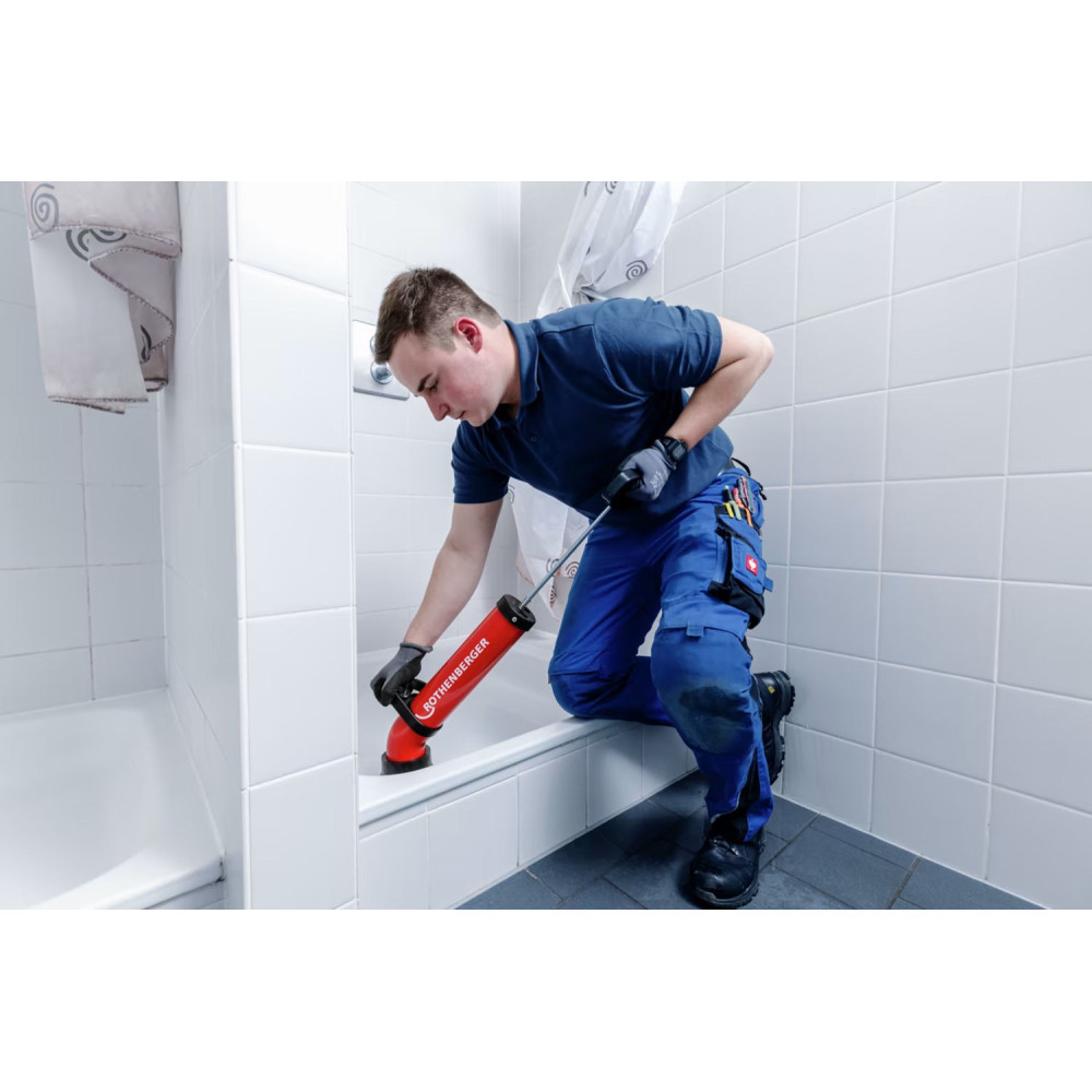 Desatascadora ROPUMP SUPER PLUS con adaptador corto y largo