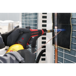 Set soplete SUPER FIRE 4 US 1" + 4 boquillas + deflector + 2 botellas GAS MAPP