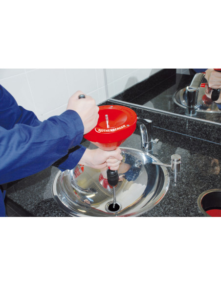 Desatascadora de espirales ROSPI H+E PLUS Ø 10 mm - 10 m