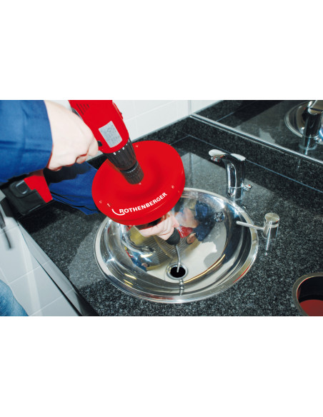 Desatascadora de espirales ROSPI H+E PLUS Ø 10 mm - 10 m