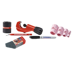 Set Prensadora de tubos multicapa ROMAX 4000 AMPShare B Maxi Pro + 8 mordazas 1/4" hasta 1.1/8"