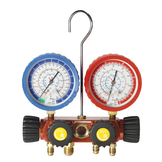 Set de manómetros de 2 vías R22-R407C