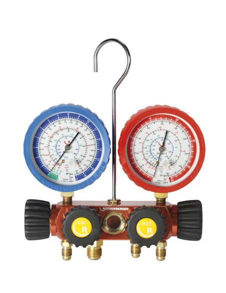 Set de manómetros de 2 vías R22-R407C