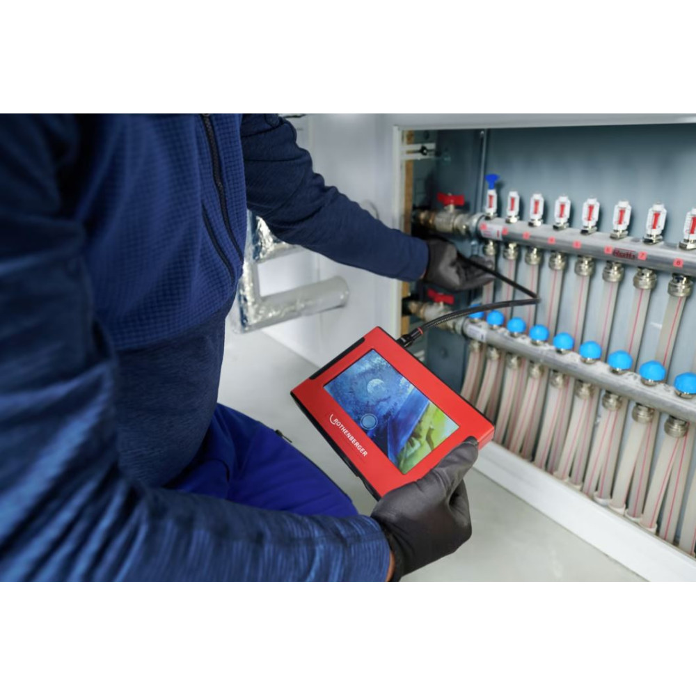 Cámara de inspección de tuberías ROCAM mini HD AMPShare + módulo ROLOC PLUS HD