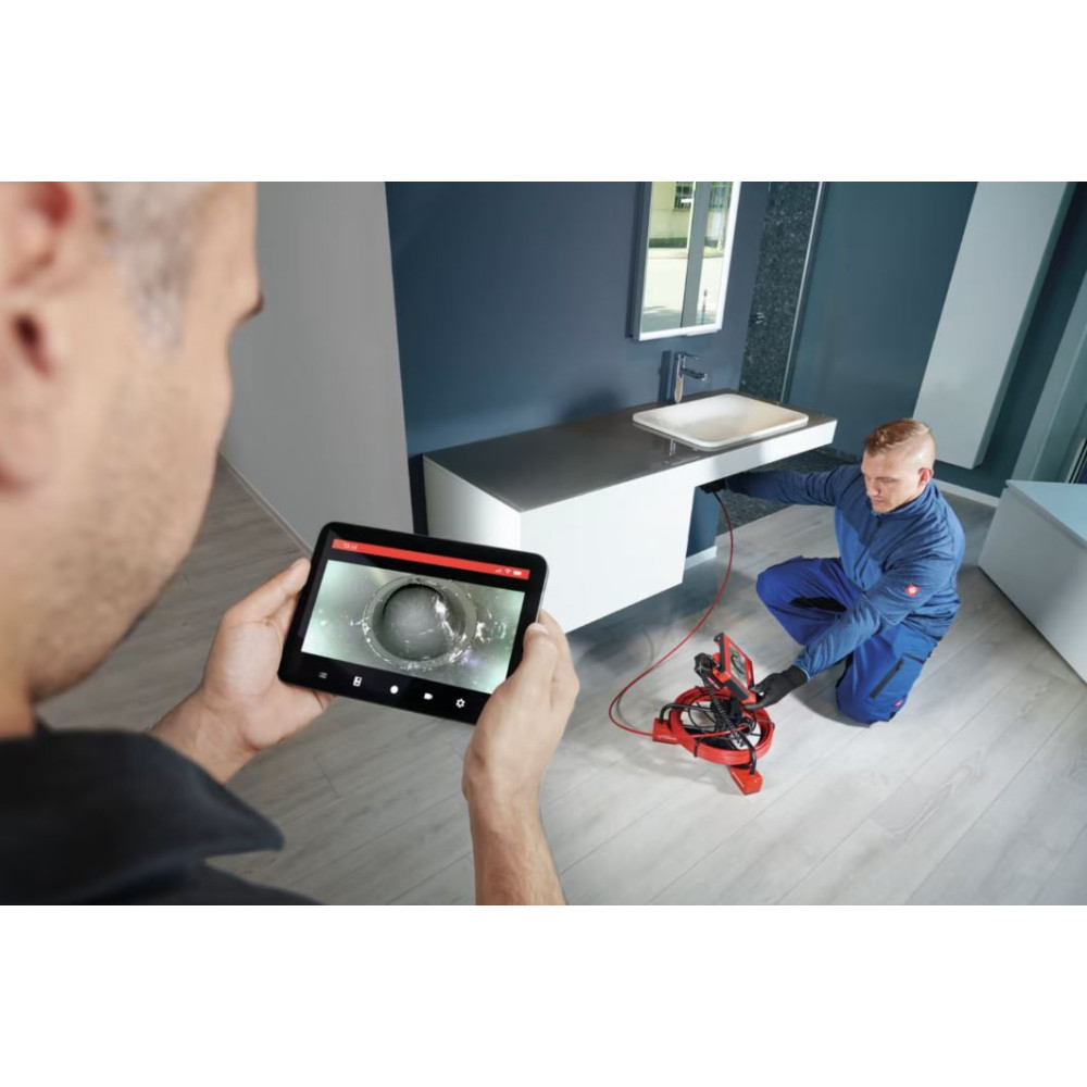 Cámara de inspección de tuberías ROCAM mini HD AMPShare + módulo 25/22 HD