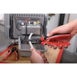 Alicate para electricista pelacables 180 mm